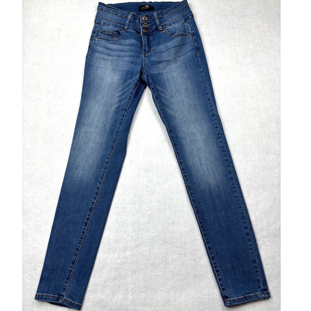 Hammer‎ Jeans Womens High Rise Skinny Jeans Medium Wash Blue Size 11 W303